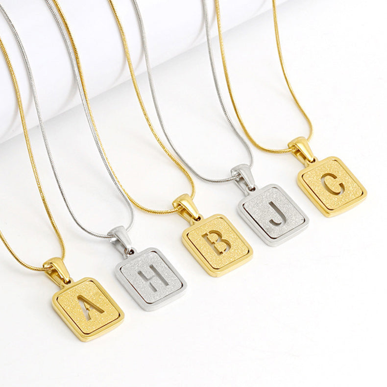 Aurel Initial Letter Necklace